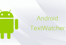 Text Watcher Android App Text Watcher Android App
